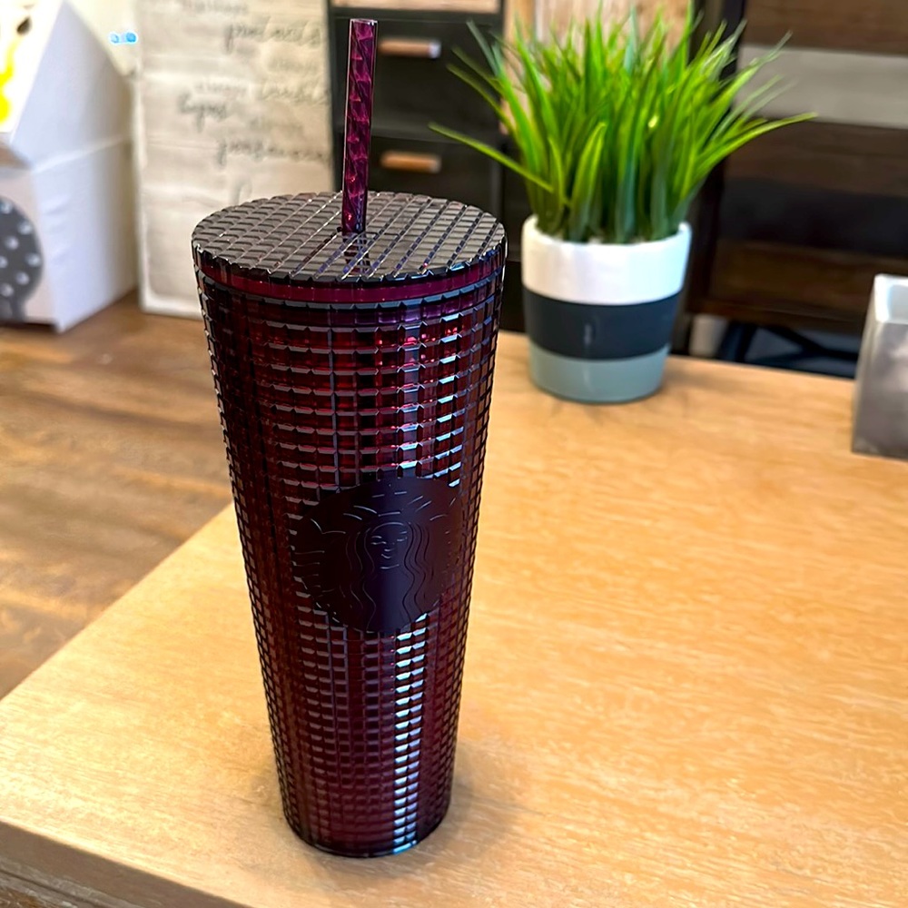 Starbucks Plum Grid Venti Tumbler